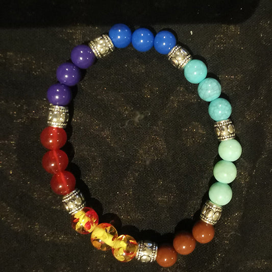 seven chakras bracelet
